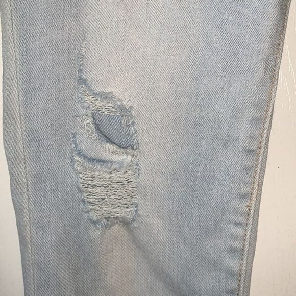 Old Navy Ballerina Legging Jeans Girls  Size 16 Light Wash Denim Distressed - Picture 6 of 8